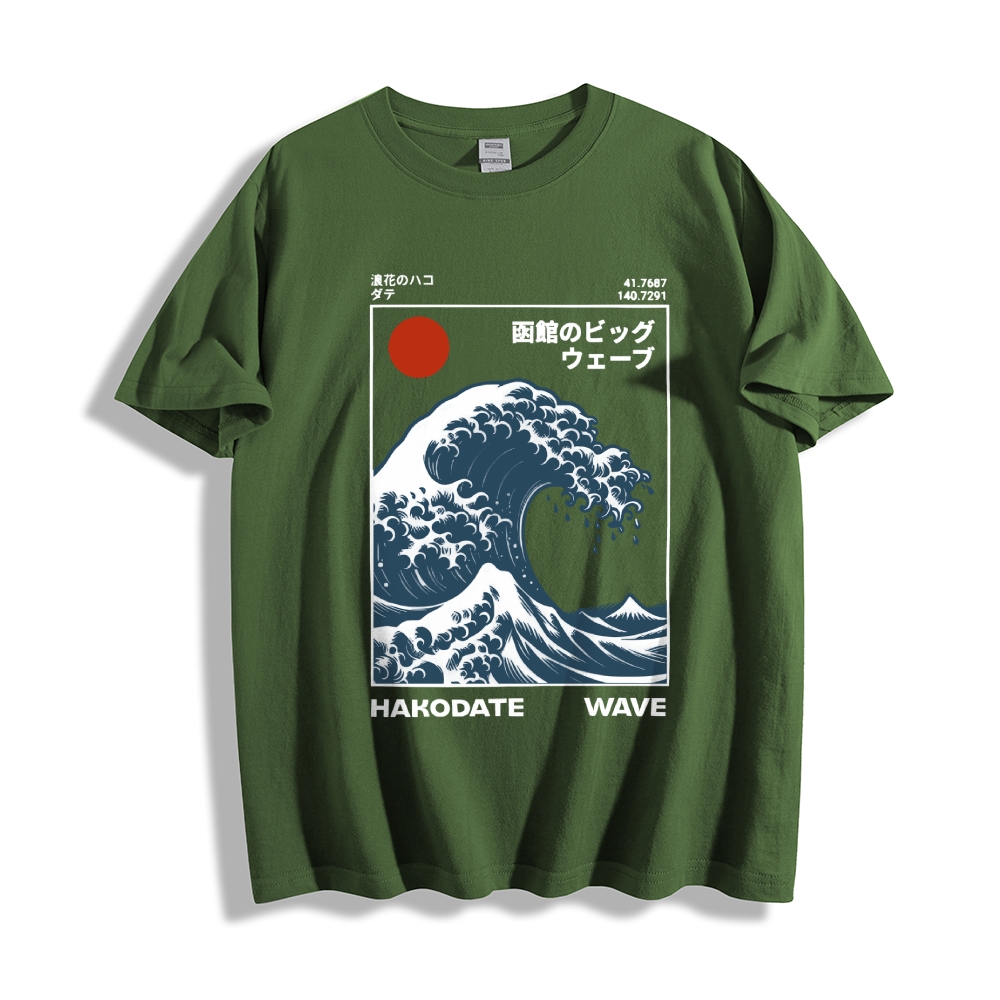 Hokkaido Wave Japanese Style Classic Tee