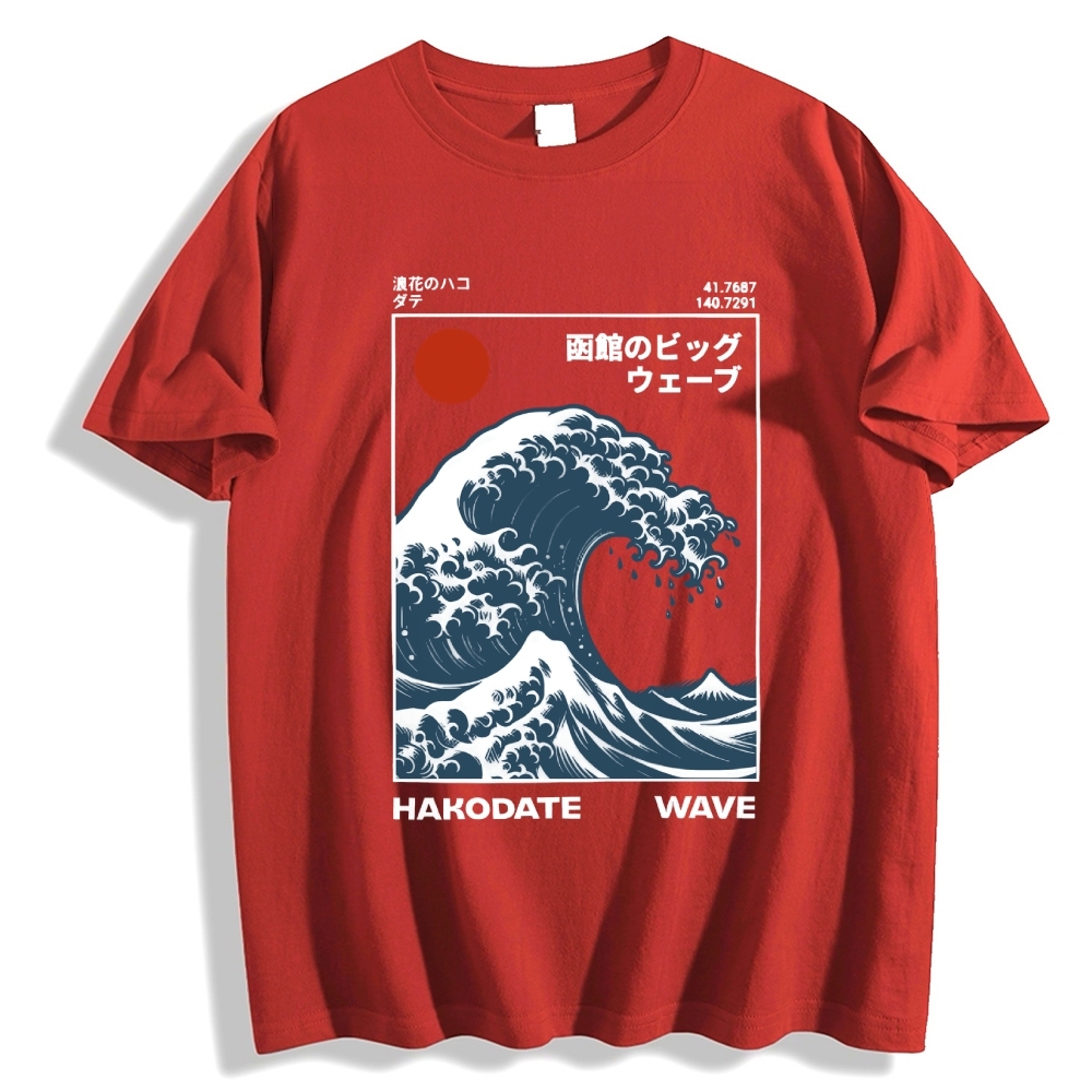 Hokkaido Wave Japanese Style Classic Tee
