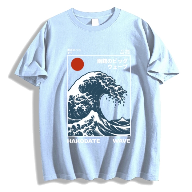 Hokkaido Wave Japanese Style Classic Tee