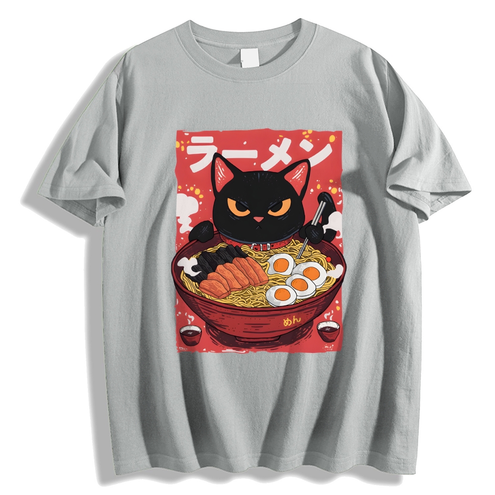 Cat Ramen Japanese Style Classic Tee