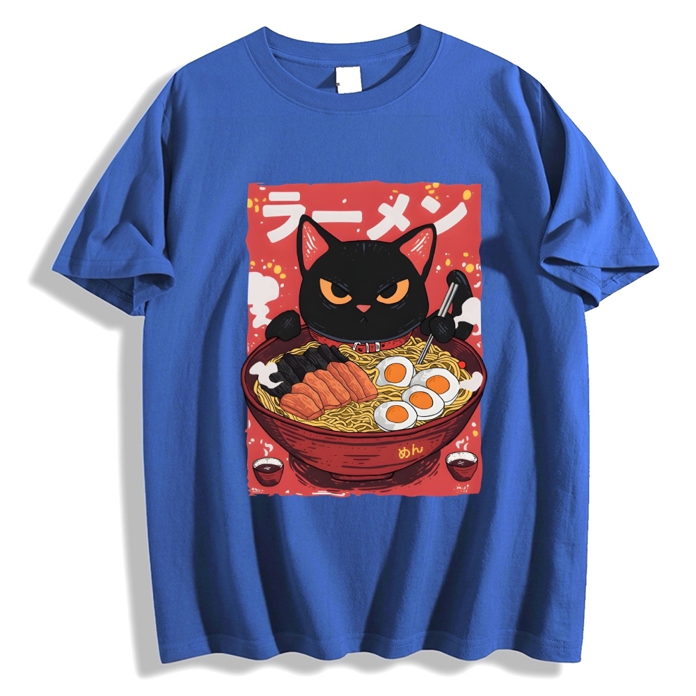 Cat Ramen Japanese Style Classic Tee