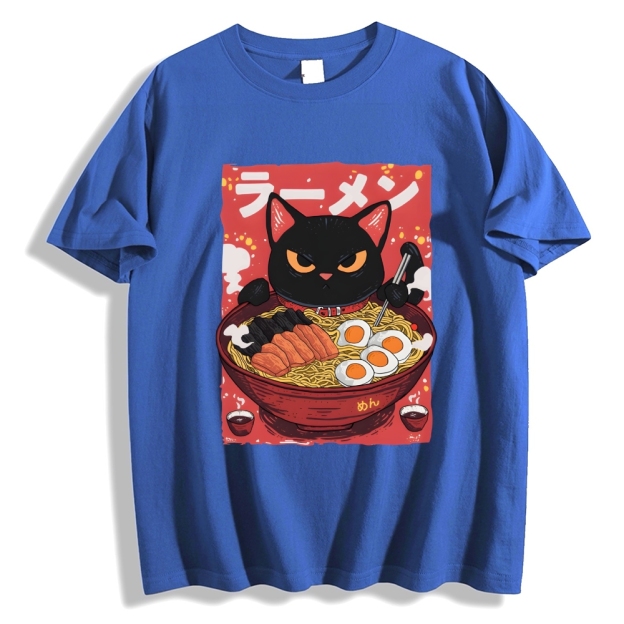 Cat Ramen Japanese Style Classic Tee