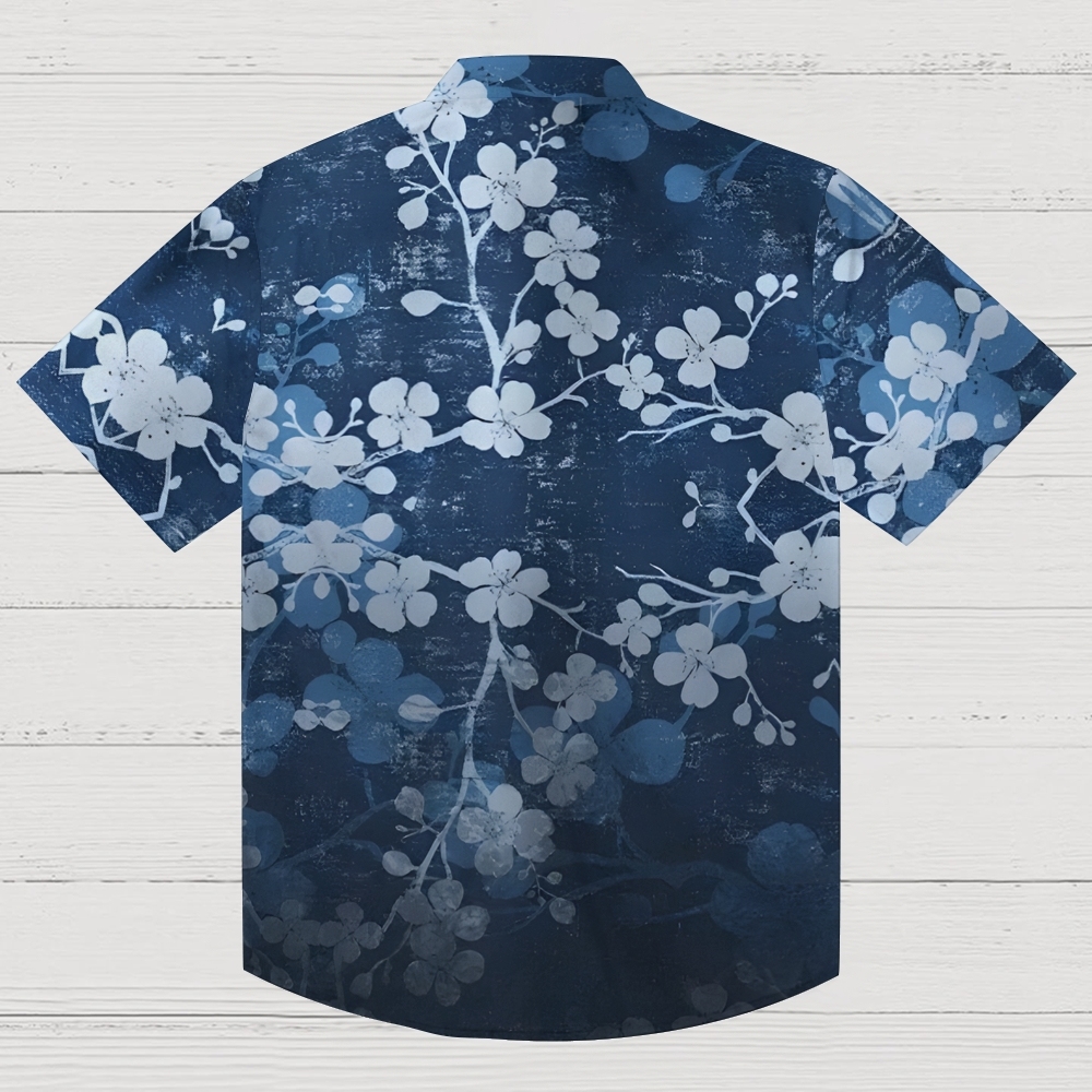 Midnight Blossoms Button-up Shirt