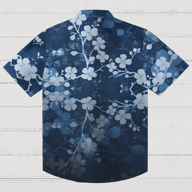 Midnight Blossoms Button-up Shirt