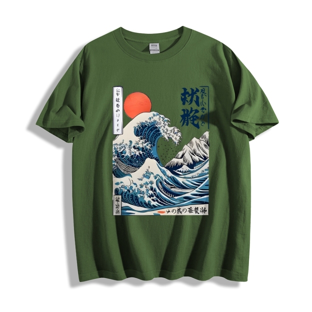 Ukiyo-e Ocean Waves Japan Classic T-Shirt