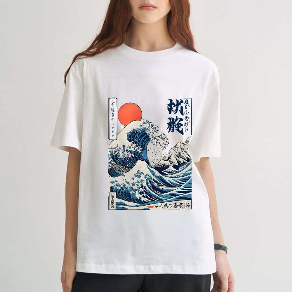 Ukiyo-e Ocean Waves Japan Classic T-Shirt
