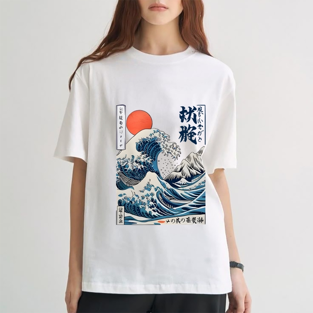 Ukiyo-e Ocean Waves Japan Classic T-Shirt