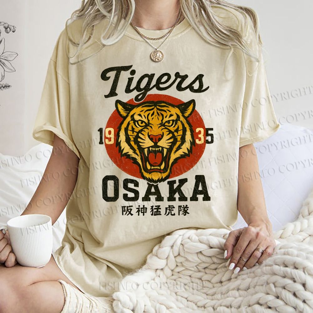 Osaka Tigers 1935 Vintage Washed T-shirt