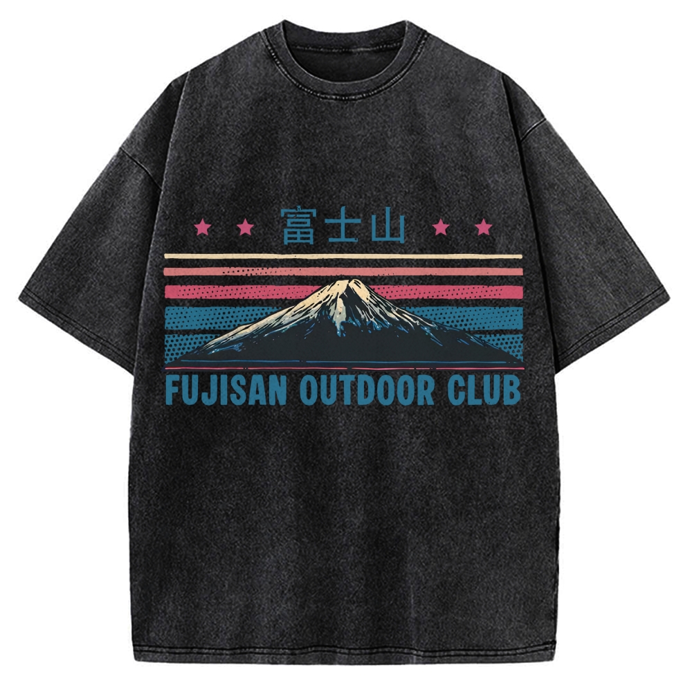 Mount Fuji Outdoor Club Vintage Washed T-shirt
