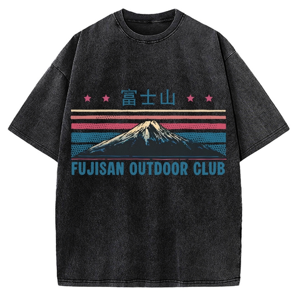 Mount Fuji Outdoor Club Vintage Washed T-shirt