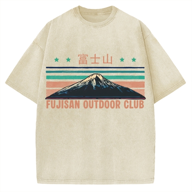 Mount Fuji Outdoor Club Vintage Washed T-shirt