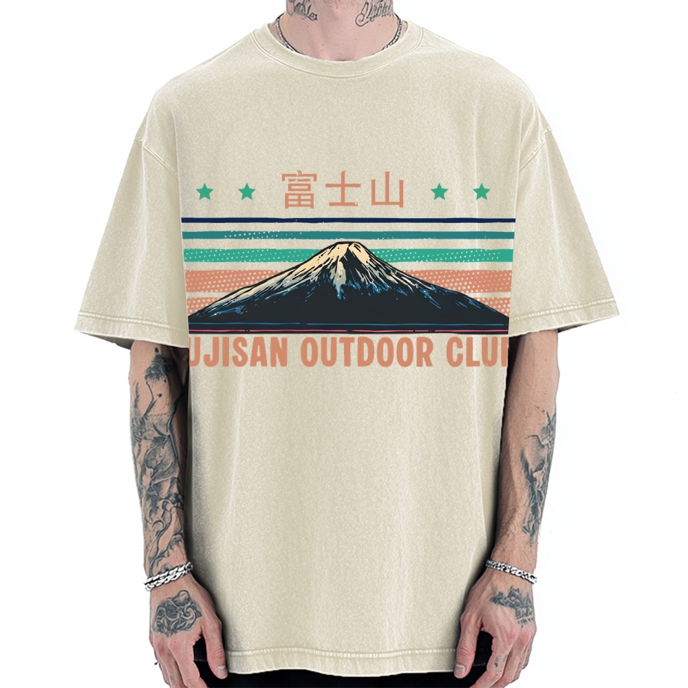 Mount Fuji Outdoor Club Vintage Washed T-shirt