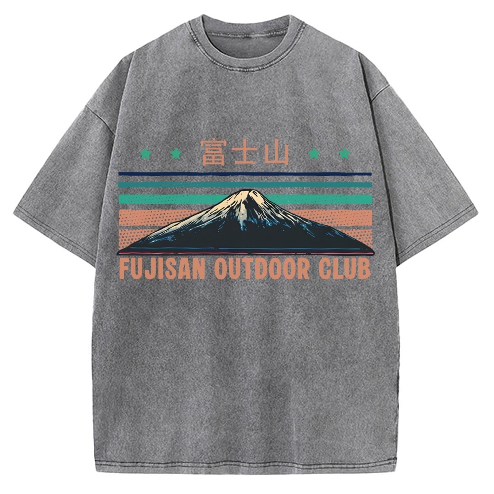 Mount Fuji Outdoor Club Vintage Washed T-shirt