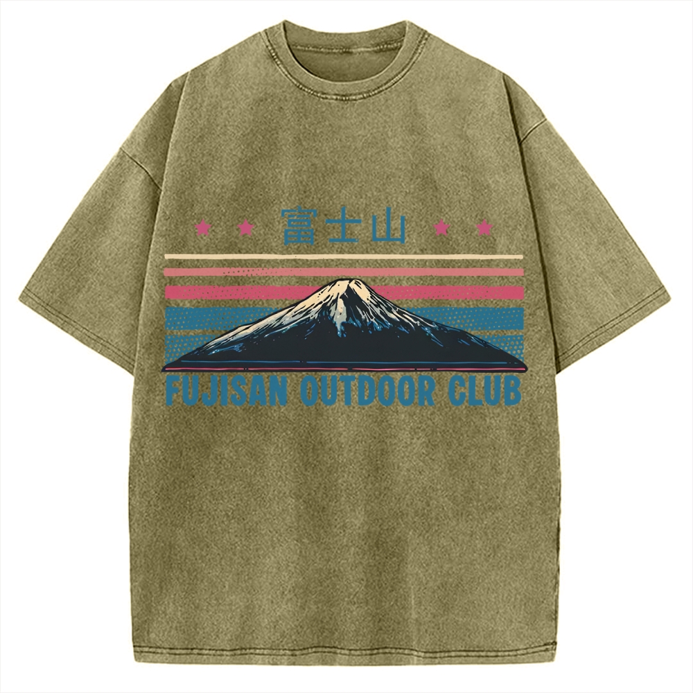 Mount Fuji Outdoor Club Vintage Washed T-shirt