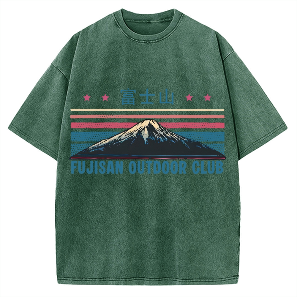 Mount Fuji Outdoor Club Vintage Washed T-shirt