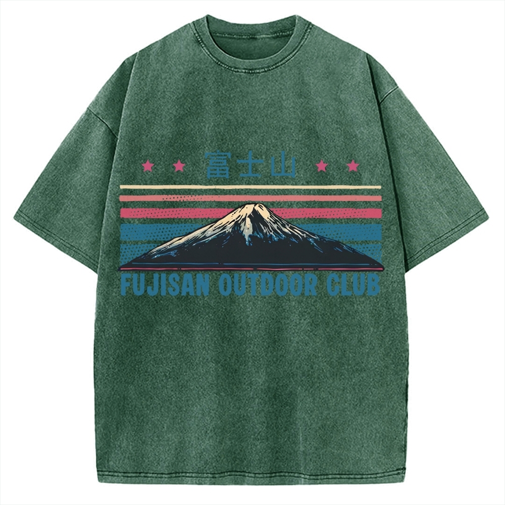 Mount Fuji Outdoor Club Vintage Washed T-shirt
