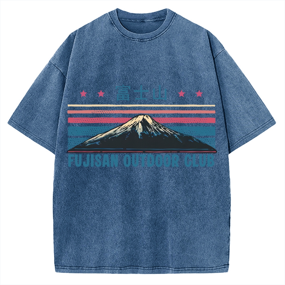 Mount Fuji Outdoor Club Vintage Washed T-shirt