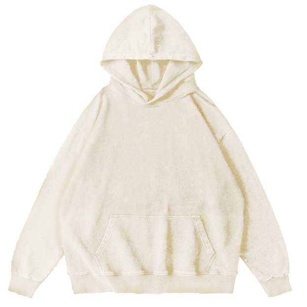 Cat Vintage Washed Cotton Back Art Hoodie