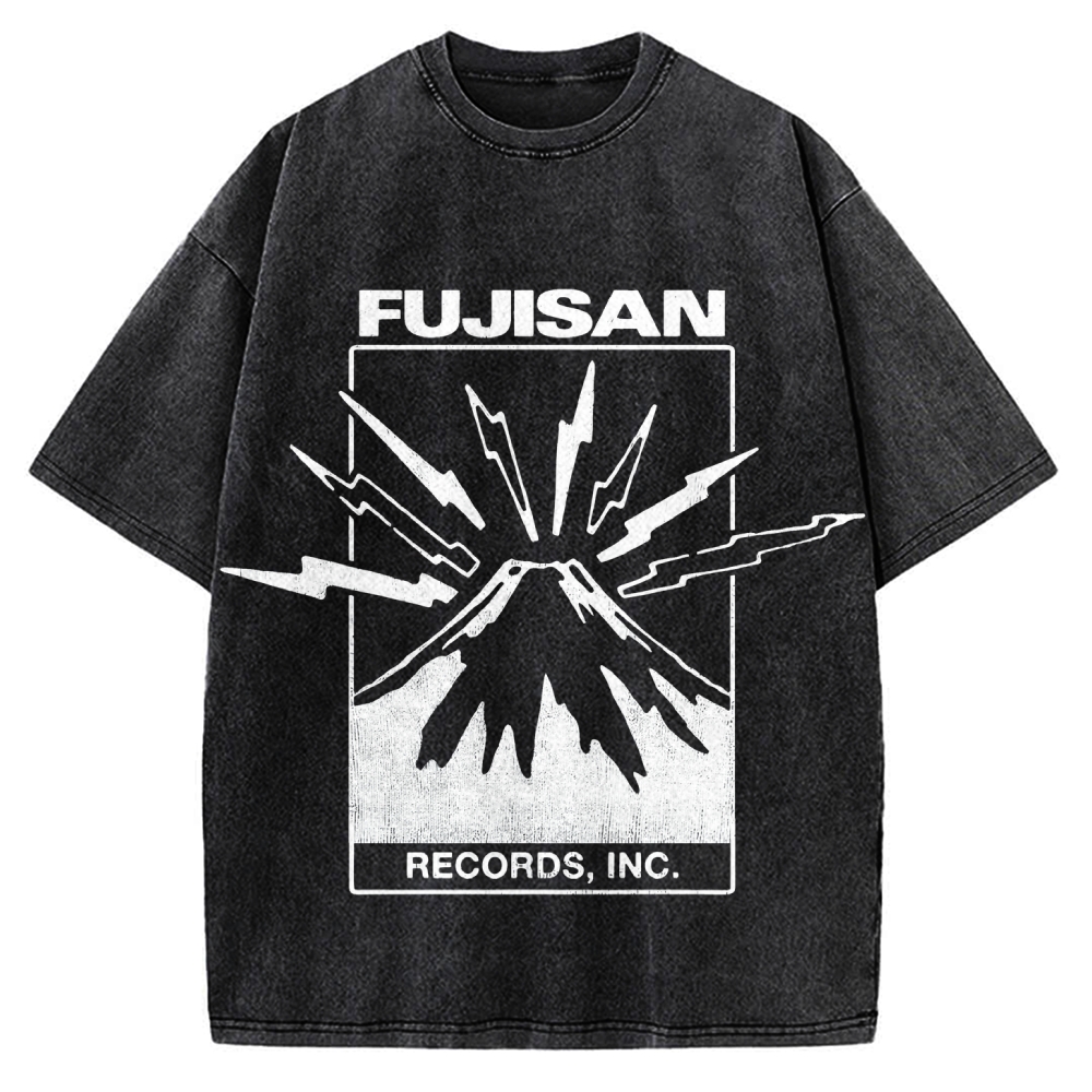 Fujisan Mountain Vintage Washed T-shirt