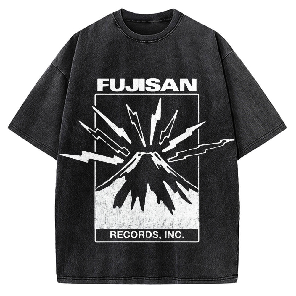 Fujisan Mountain Vintage Washed T-shirt