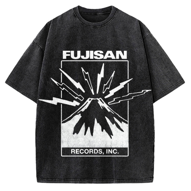 Fujisan Mountain Vintage Washed T-shirt