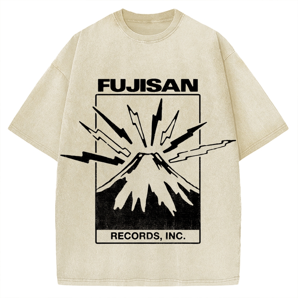 Fujisan Mountain Vintage Washed T-shirt