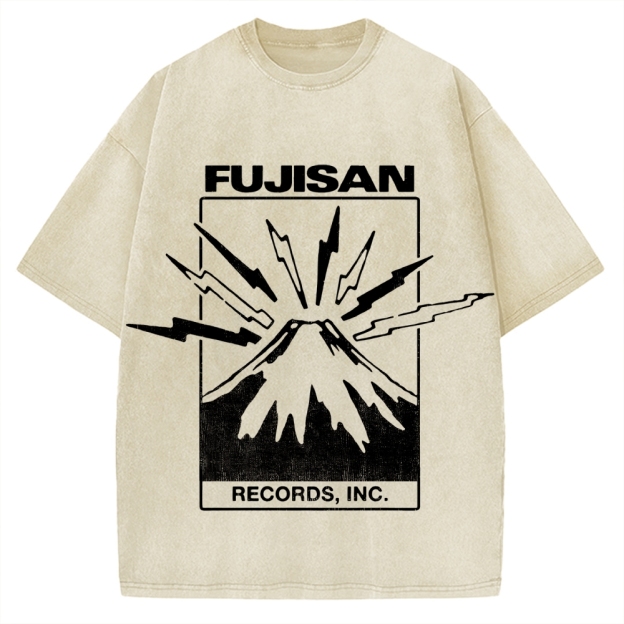 Fujisan Mountain Vintage Washed T-shirt