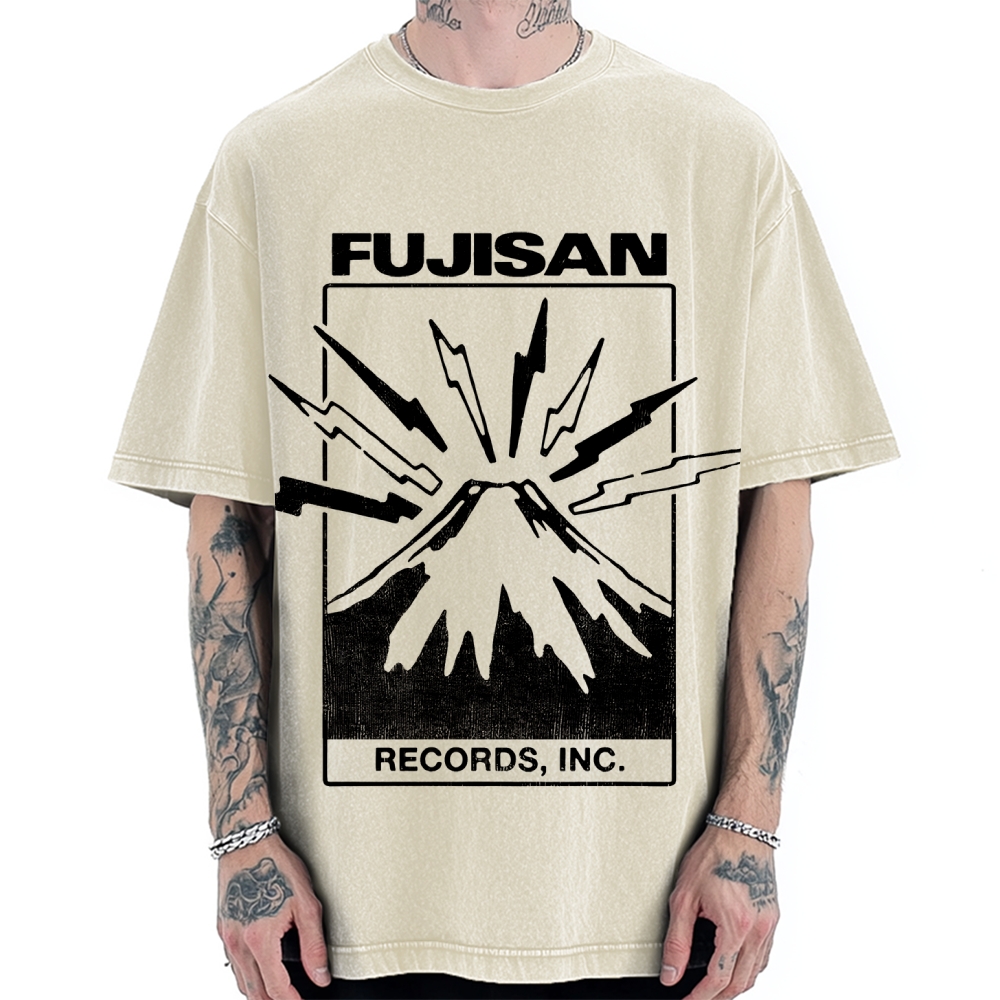 Fujisan Mountain Vintage Washed T-shirt