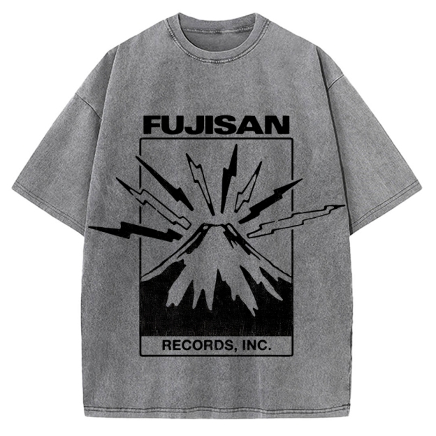Fujisan Mountain Vintage Washed T-shirt