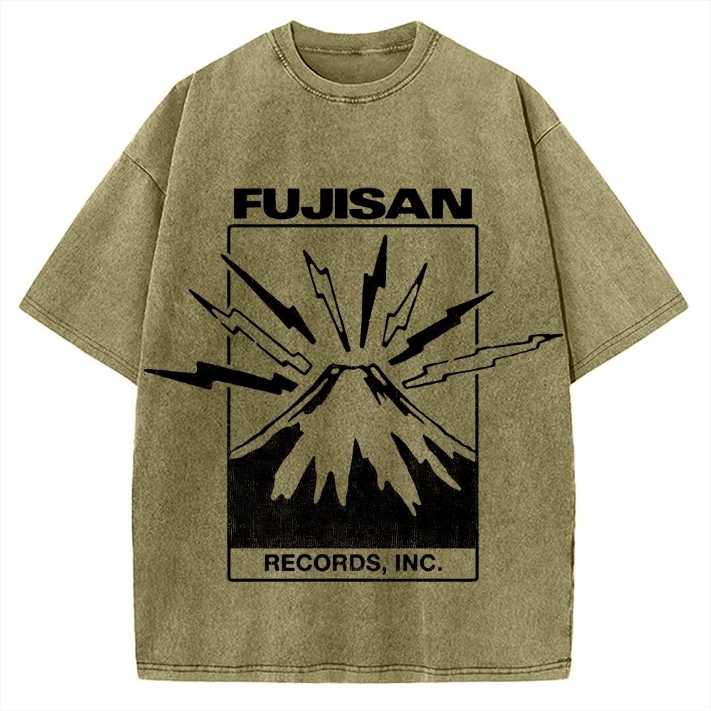 Fujisan Mountain Vintage Washed T-shirt