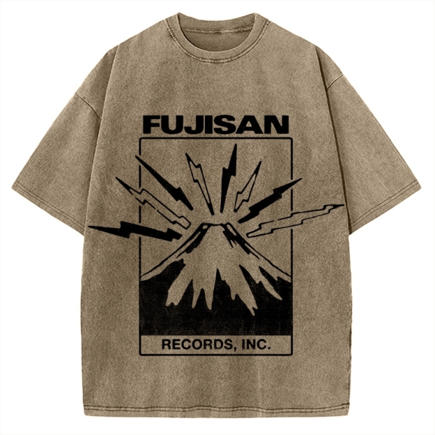 Fujisan Mountain Vintage Washed T-shirt