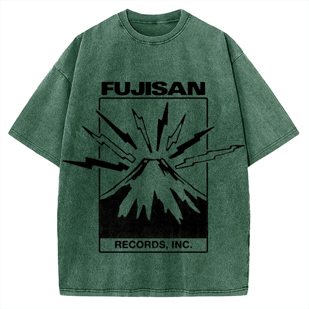 Fujisan Mountain Vintage Washed T-shirt