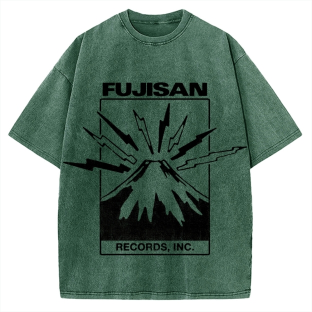 Fujisan Mountain Vintage Washed T-shirt