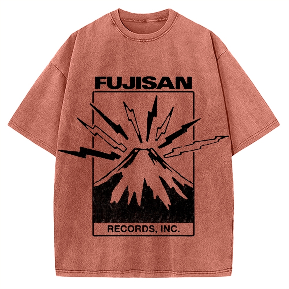 Fujisan Mountain Vintage Washed T-shirt