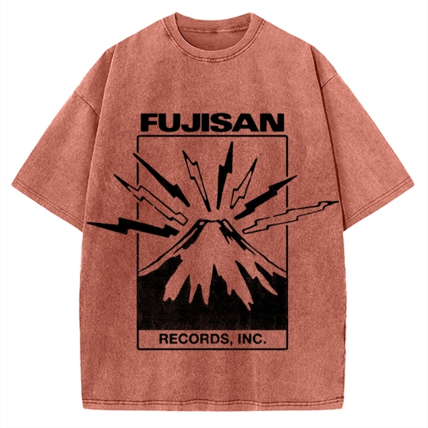 Fujisan Mountain Vintage Washed T-shirt