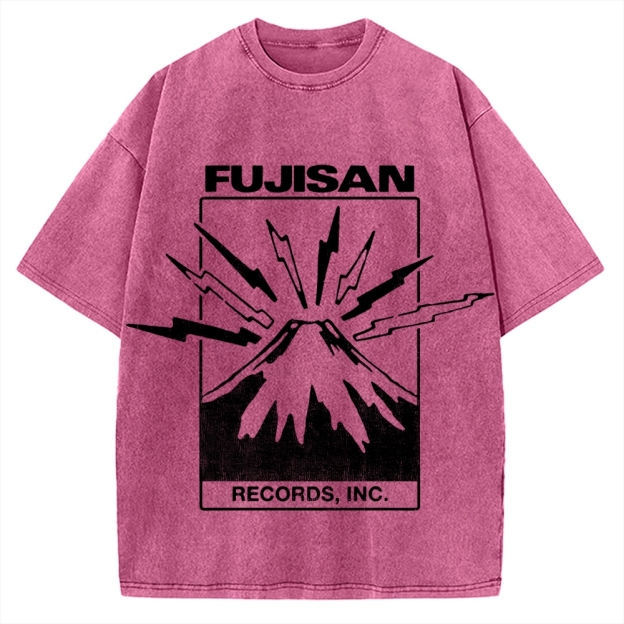 Fujisan Mountain Vintage Washed T-shirt