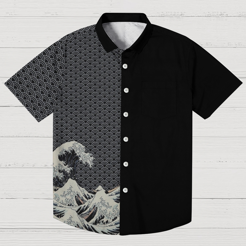 Half Of The Wave Button-up Shirt