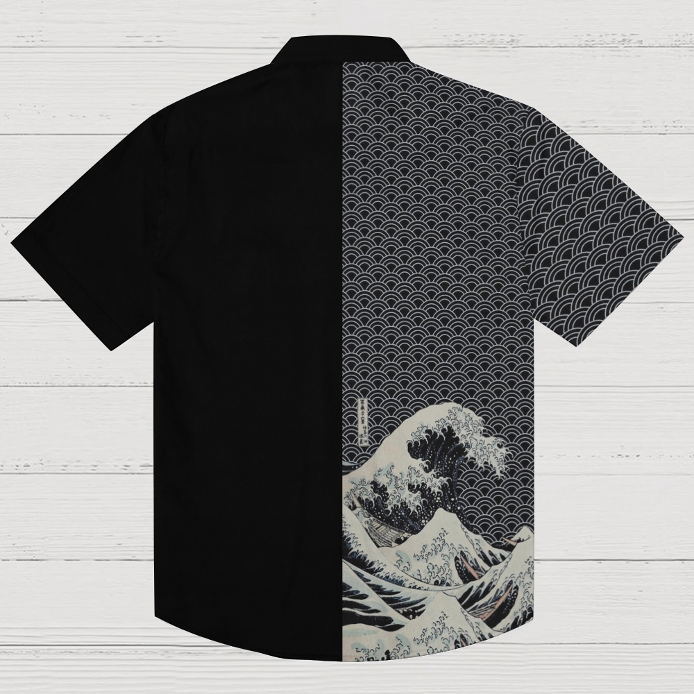  Half Of The Wave Button-up Shirt
