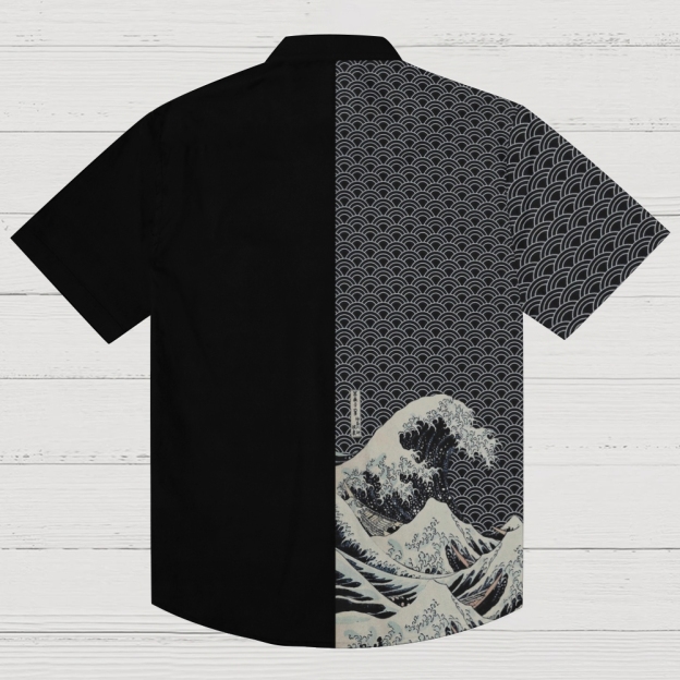  Half Of The Wave Button-up Shirt