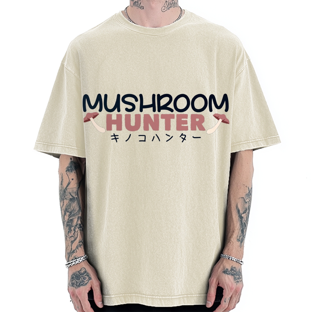 Mushroom Hunter Vintage Washed T-shirt