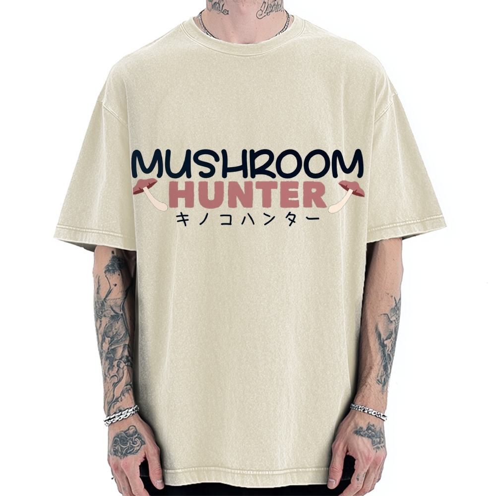 Mushroom Hunter Vintage Washed T-shirt