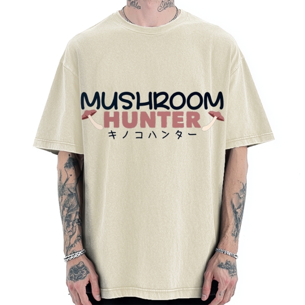 Mushroom Hunter Vintage Washed T-shirt