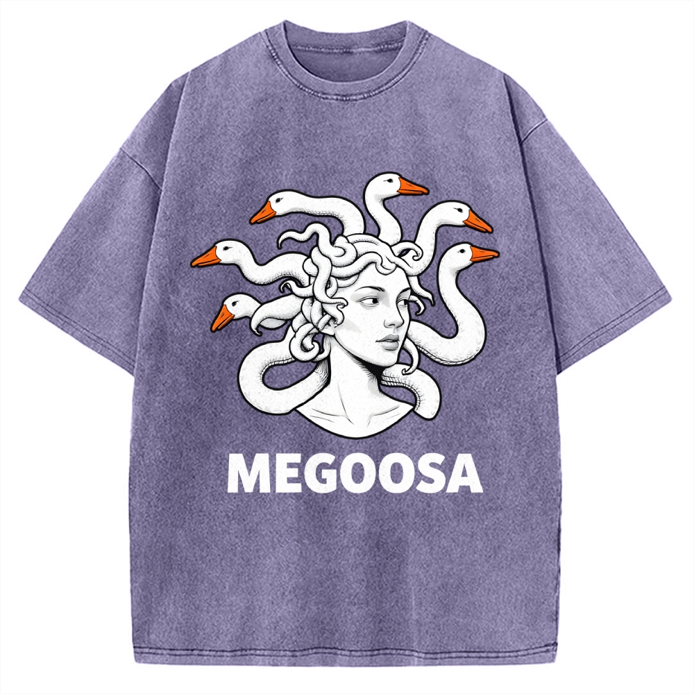 MEGOOSA Vintage Washed T-shirt