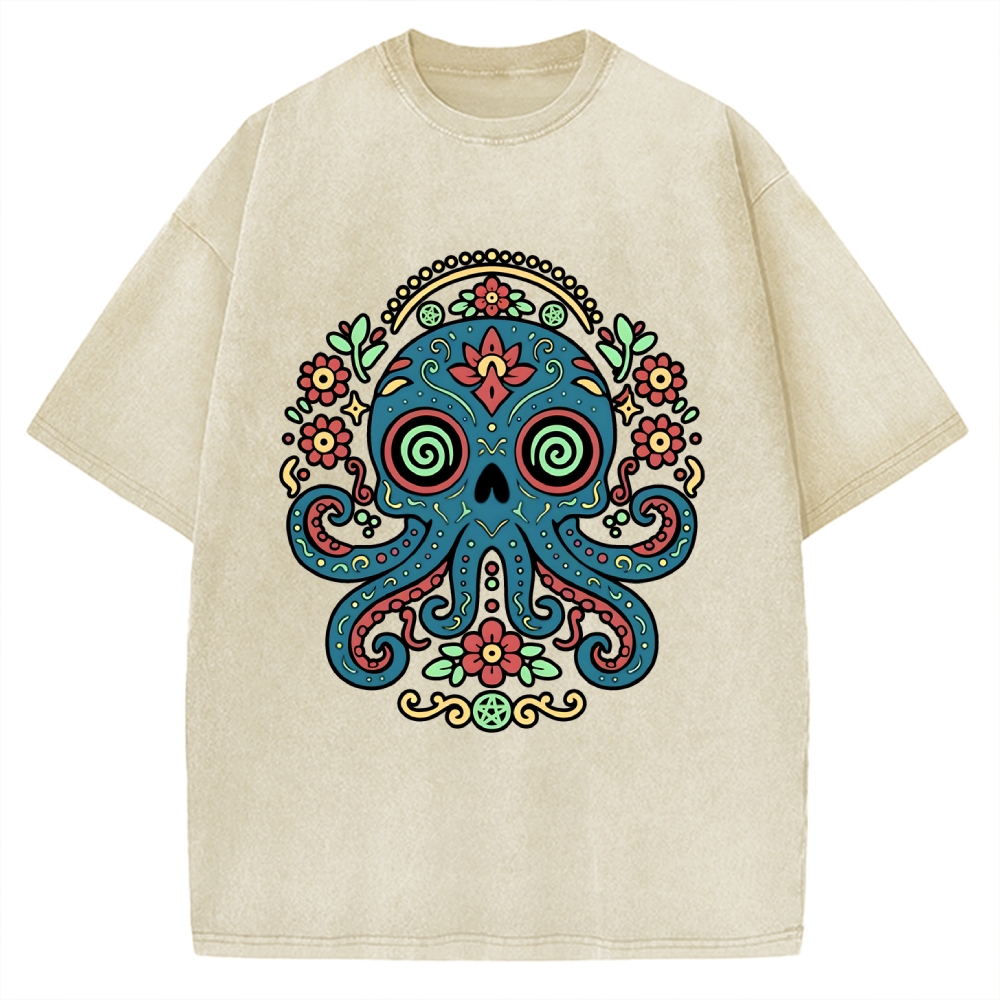 Sugar Cthulhu Vintage Washed T-shirt