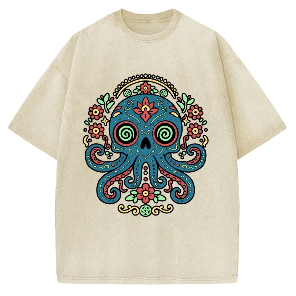 Sugar Cthulhu Vintage Washed T-shirt