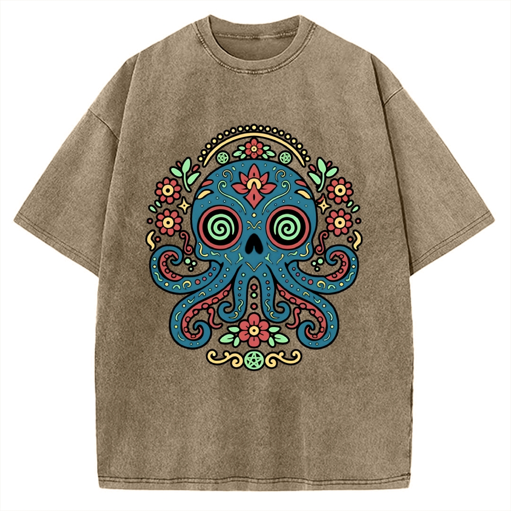 Sugar Cthulhu Vintage Washed T-shirt