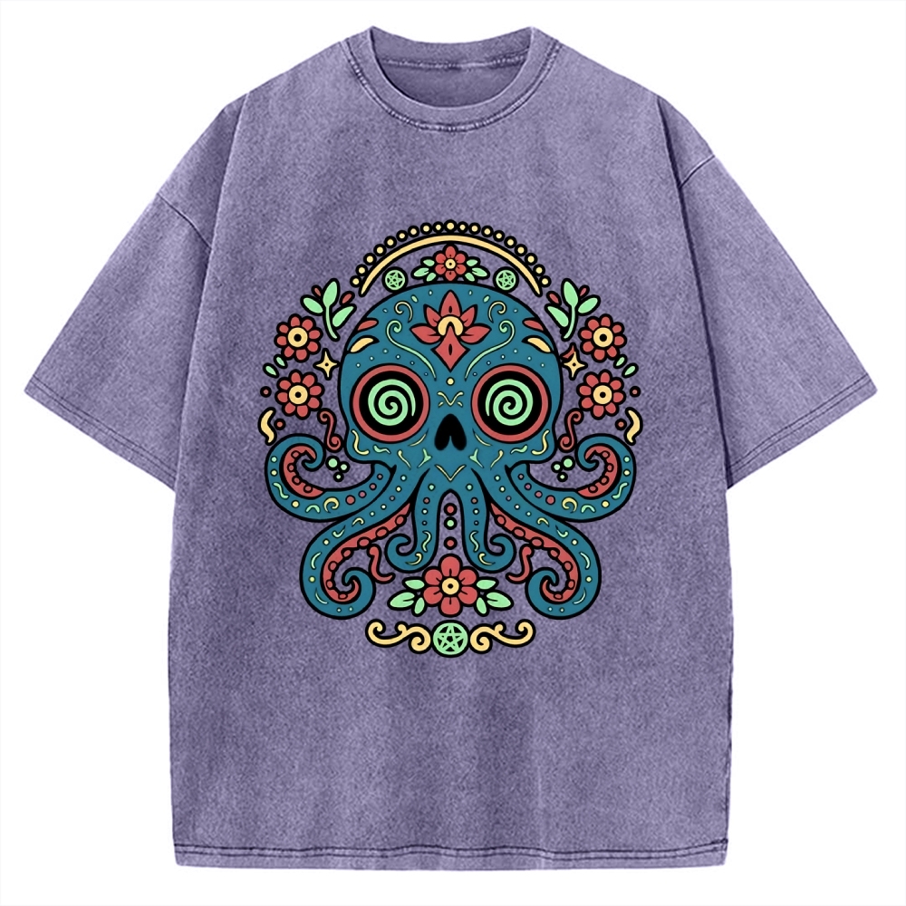 Sugar Cthulhu Vintage Washed T-shirt
