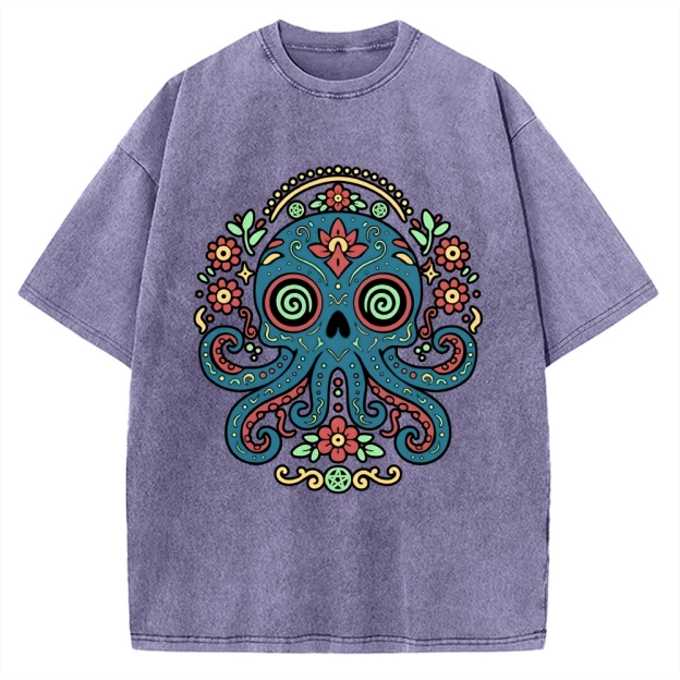 Sugar Cthulhu Vintage Washed T-shirt