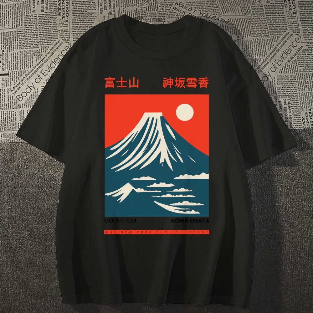 Mount Fuji Japanese Style Classic Tee