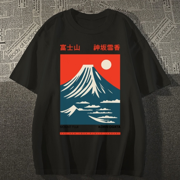 Mount Fuji Japanese Style Classic Tee